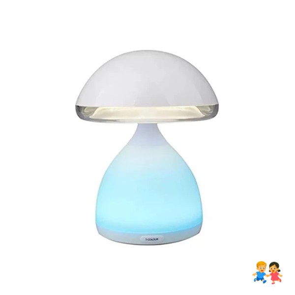 Lámpara Velador Mesa Habitación Recargable Usb De Colores.