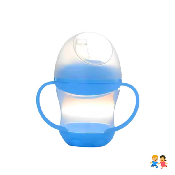 Mamadera Con Agarre Asas Y Chupa De Pato Anti Cólicos 160ml.