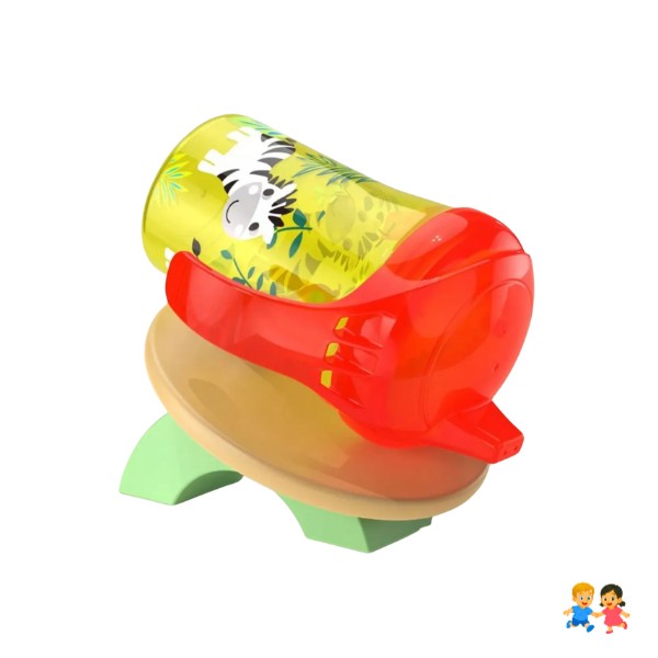 Vaso Con Asas Antiderrame Aprendizaje Para Niños Con Tapa.