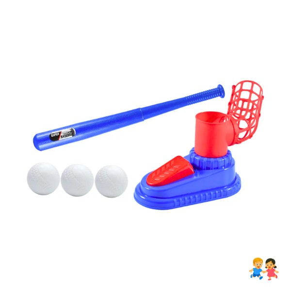 Juego Lanza Pelotas Infantil Entrenamiento De Beisbol.
