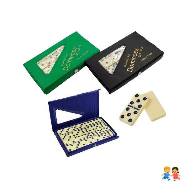 Set Domino Con Estuche 28 Piezas.
