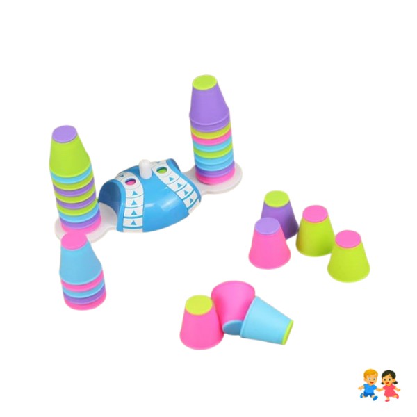 Divertidos Vasos Apilables Para Niños.
