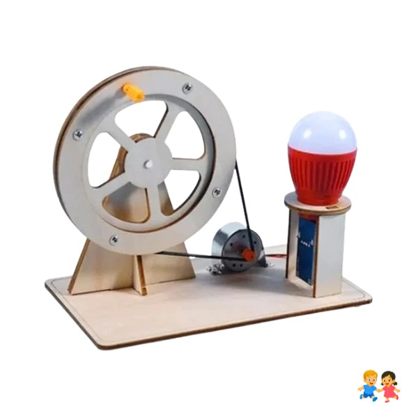 Maqueta Kit Generador Eléctrico Para Niños Y Estudiantes.