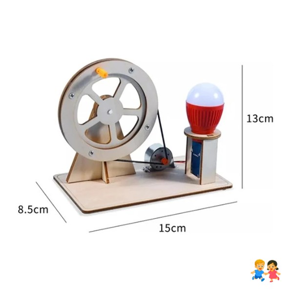 Maqueta Kit Generador Eléctrico Para Niños Y Estudiantes.