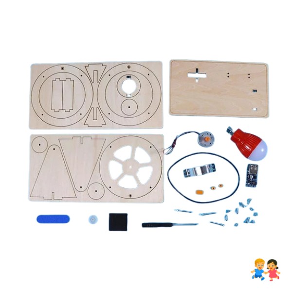 Maqueta Kit Generador Eléctrico Para Niños Y Estudiantes.