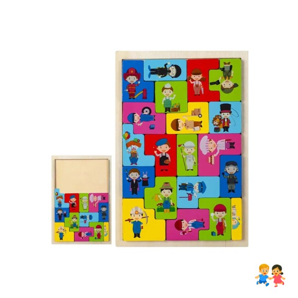 Juguete De Encaje Montessori