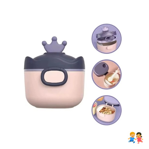 Contenedor Dispensador De Leche En Polvo Bebes Portátil.