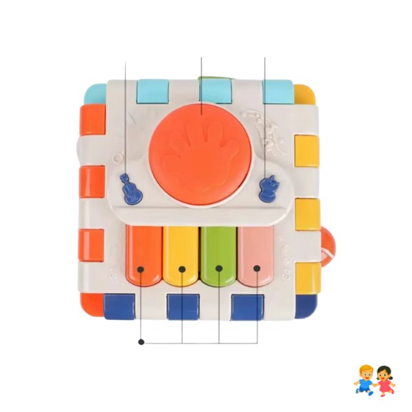 Juguete Cubo Armable 6 Funciones.