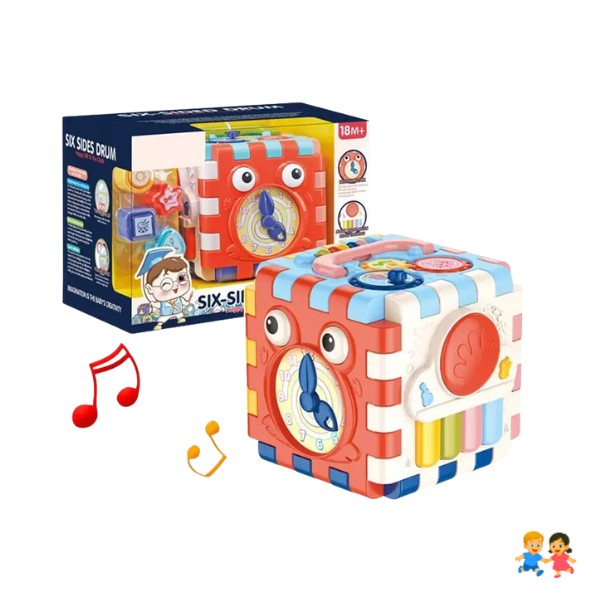 Juguete Cubo Armable 6 Funciones.