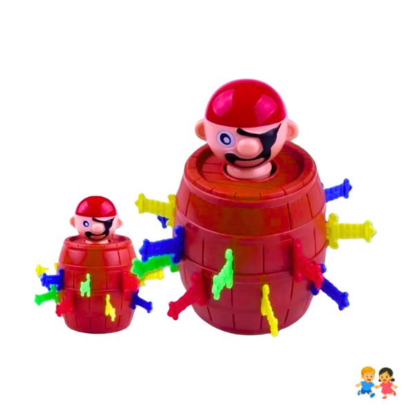 Juego De Mesa Pirata Saltarín Barril Juego Didáctico.