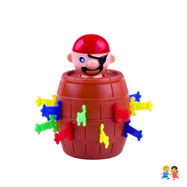 Juego De Mesa Pirata Saltarín Barril Juego Didáctico.