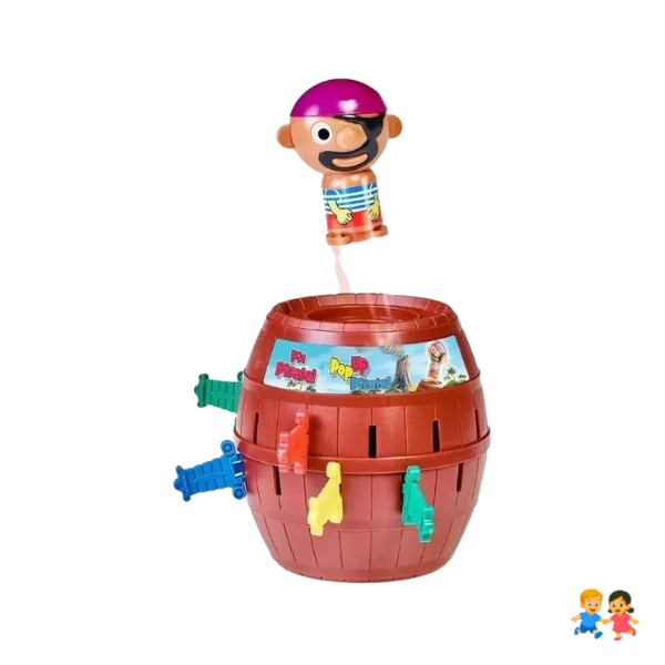 Juego De Mesa Pirata Saltarín Barril Juego Didáctico.