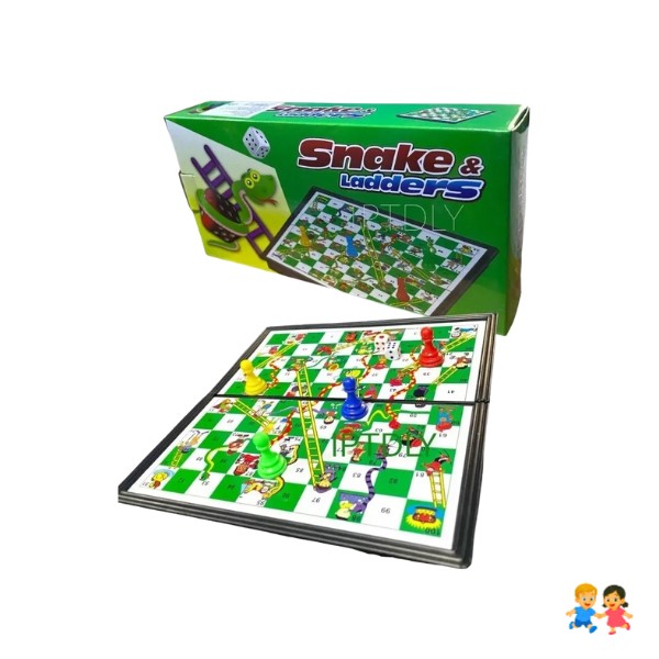 Juego De Mesa Ludo Serpiente Y Escalera.