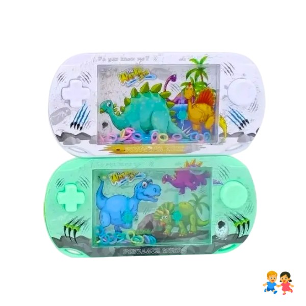 Juego De Agua Dinosaurio Retro Inserta Aro.