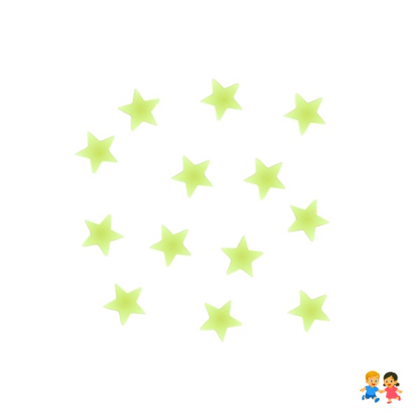 Pegatina De Pared Fluorescente Con Estrellas En Que Brill Agregar a favoritos