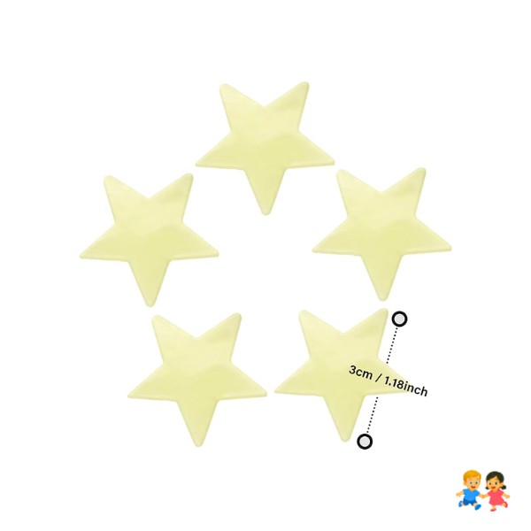 Pegatina De Pared Fluorescente Con Estrellas En Que Brill Agregar a favoritos