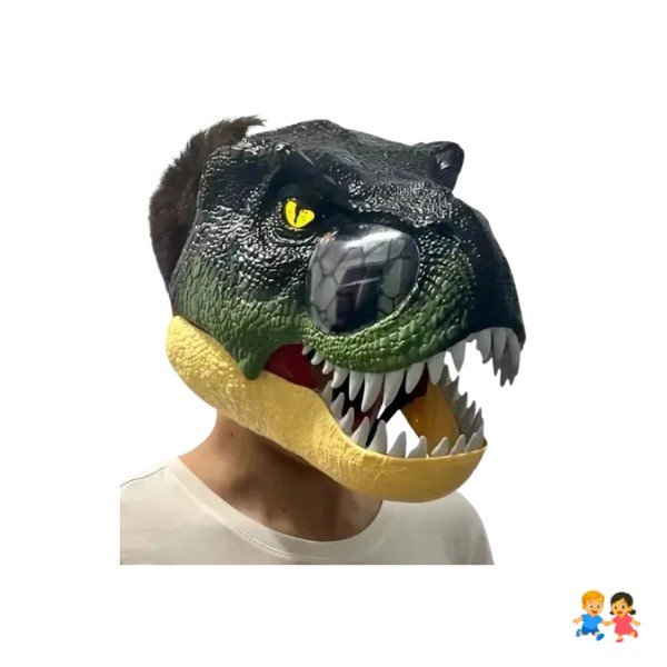Mascara Infantil De Dinosaurio T-rex Disfraces.