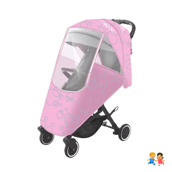 Cubre Coche Protector Impermeable Bebes Lluvia Viento Polvo.