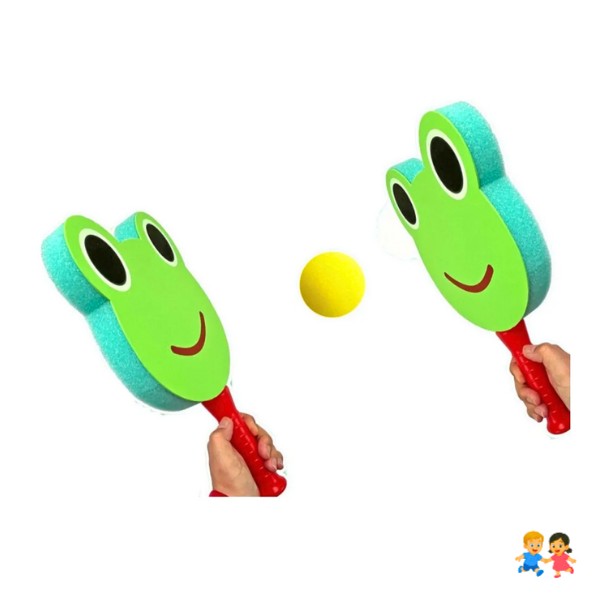 Juego De Paletas Suave De Rana Bebé.