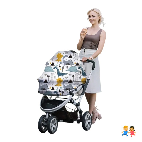 Funda Multifuncional Para Lactancia Y Asiento De Coche.