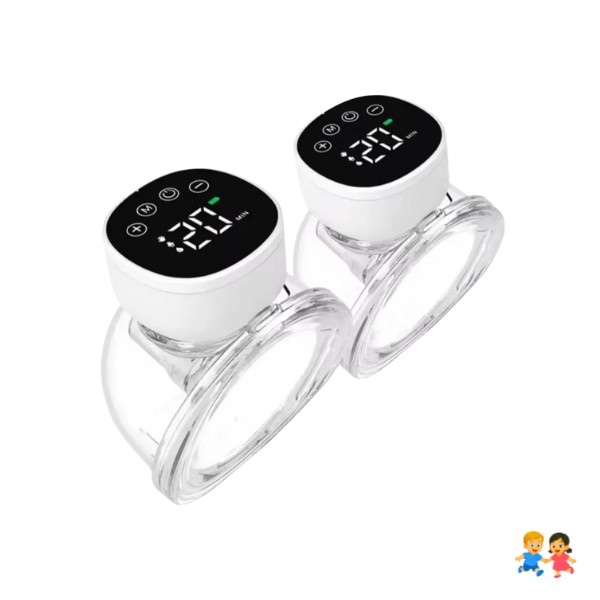 2pcs Extractor Leche Eléctrico Manos Libres Portátil Usb.
