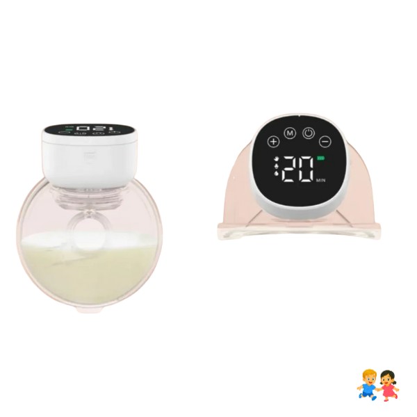 2pcs Extractor Leche Eléctrico Manos Libres Portátil Usb.