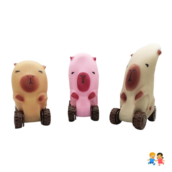 Capibara Carrito Squishy Juguete Elástico Flexible.