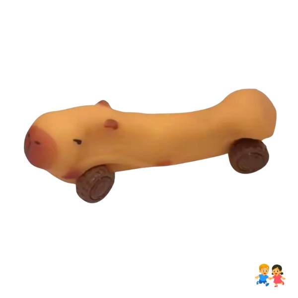 Capibara Carrito Squishy Juguete Elástico Flexible.
