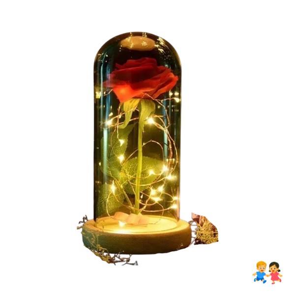 Rosa Eterna Rosas Eternas Rosa Preservada Led San Valentín.
