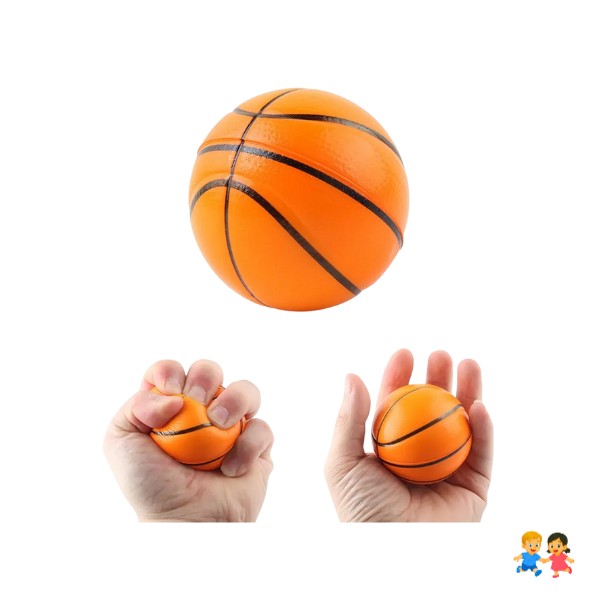 Pelota Deportes Anti Estrés Espuma 7cm Sorpresa Cumple.