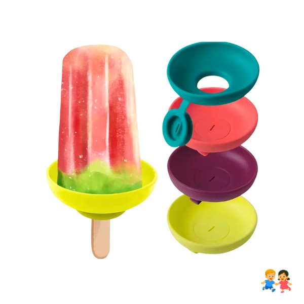 Soporte De Silicona Antigoteo Para Paletas Protector Portátil