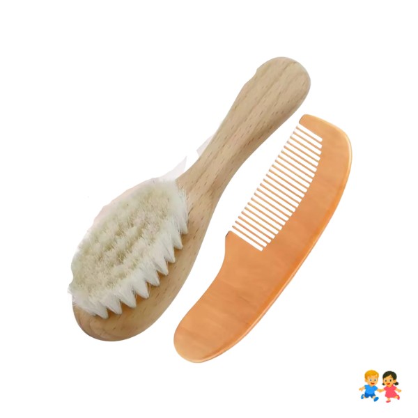 Cepillo Peine Madera Recién Nacidos Varios.