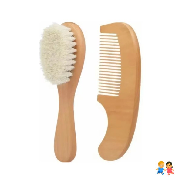 Cepillo Peine Madera Recién Nacidos Varios.