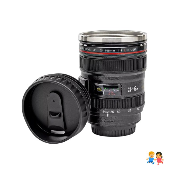 Tazón Taza Café Mug Tipo Lente De Cámara Fotográfica.