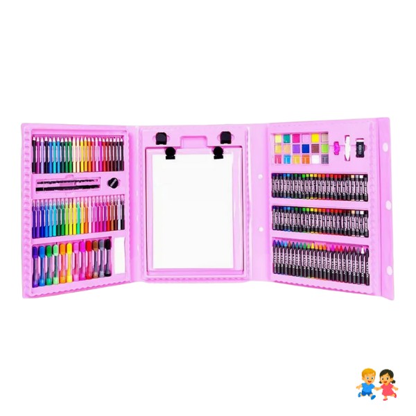 Piezas De Arte Para Niños Kit Set De Dibujo Portátil.