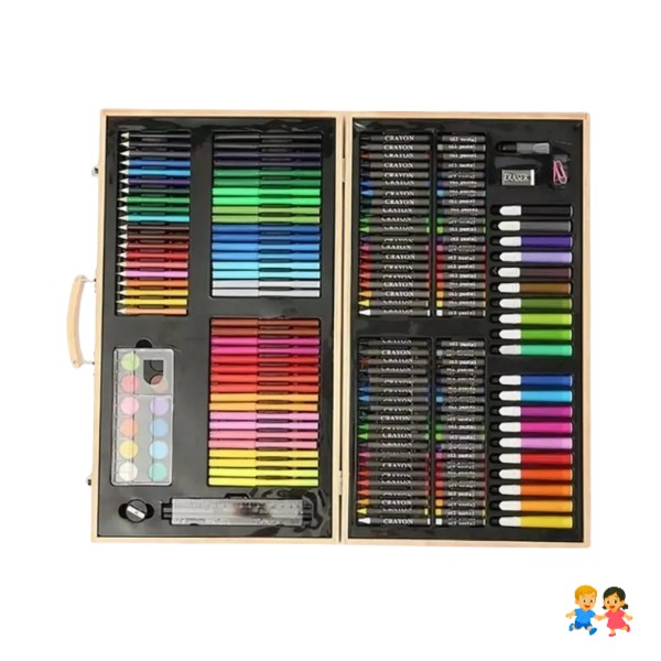 Set De Dibujo Y Pintura, Lápices Y Accesorios 180 Piezas.