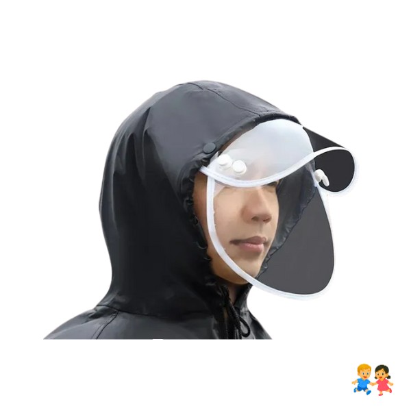 Impermeable Motociclista Negro Reflejantes, traje De Agua.