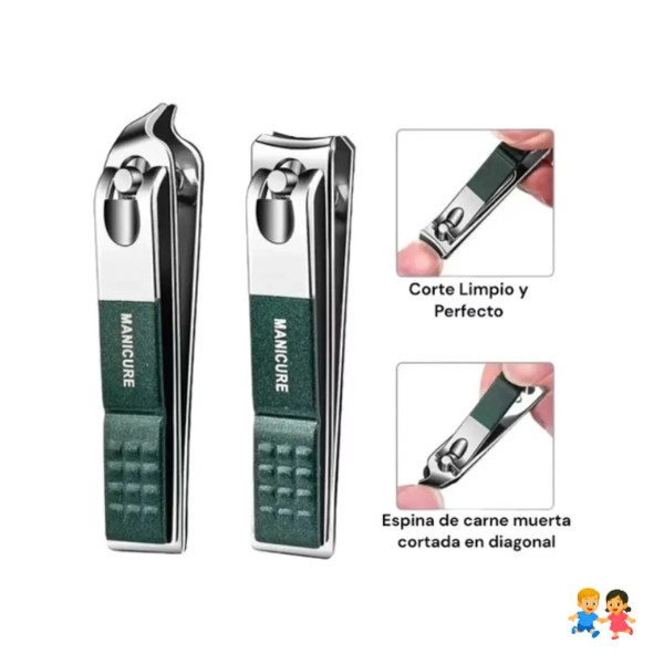 Set Manicure 6 Pcs Profesional Corta Uñas