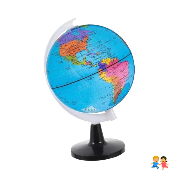 Globo Terráqueo 10.6cm Altura Político Mundo Mapa