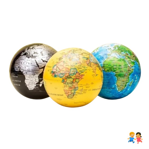 Globo Terráqueo Giratorio 360 Mundo Mapas Mapamundi