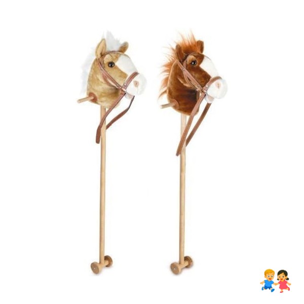 Caballito De Palo Con Sonido Y Rueda De 100 Cm Para Niños Varios