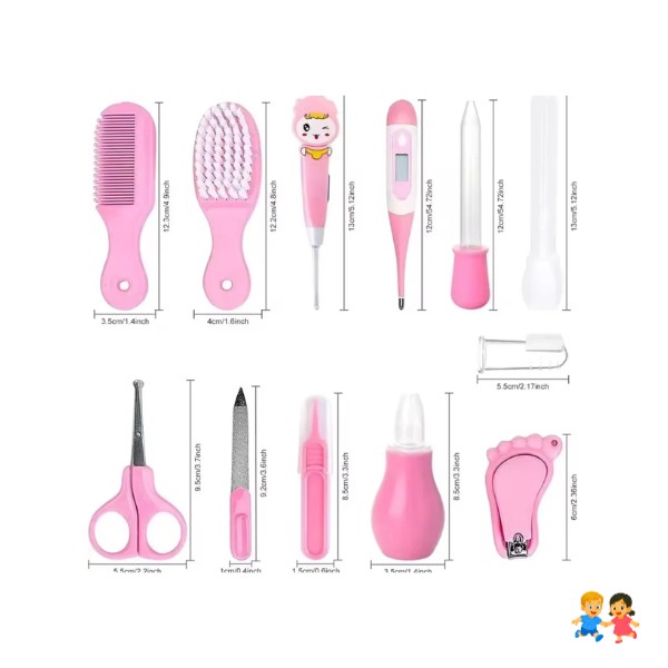Kit De Cuidado E Higiene Para Bebés Recién Nacidos 13 Piezas.