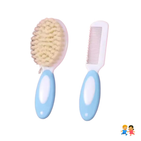 Set De Higiene Para Bebes Cepillos Y Peine Suave Limpieza.