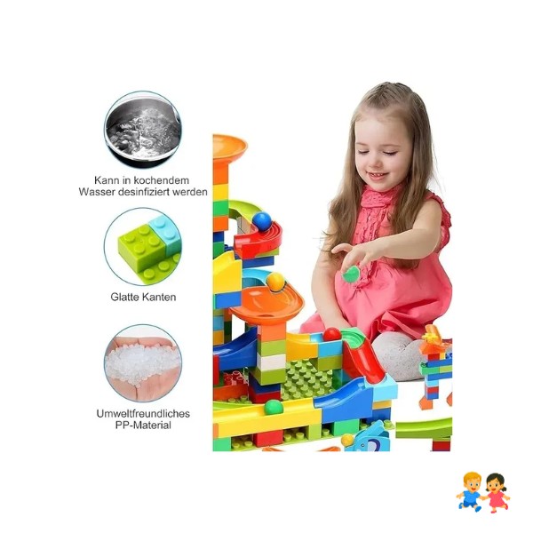 Juguete Niños Tobogán De Pelotas Bloques Construcción 170 pz.