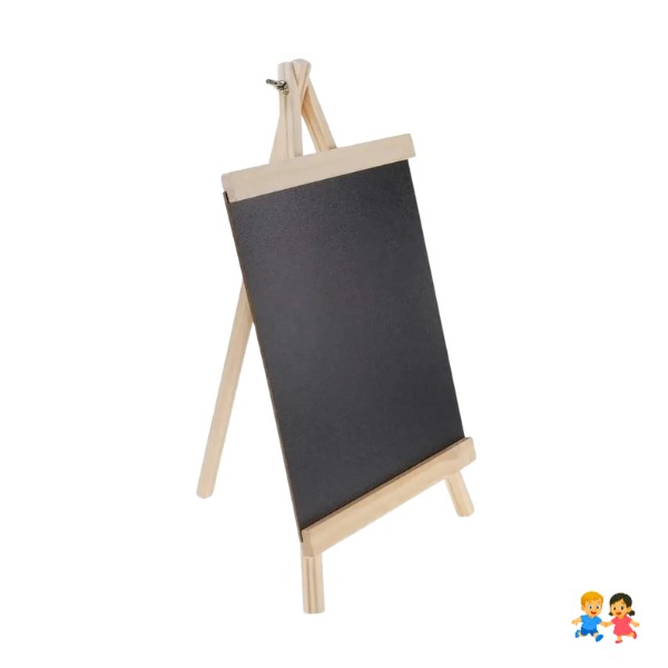 Pizarra Negra + Atril Madera Caballete Pizarra