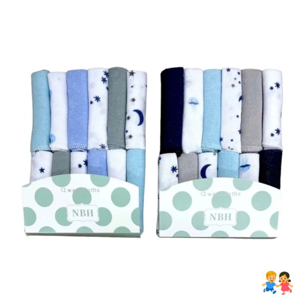 Set 12 Toallas Tutos Para Bebes Pañuelo Suave Recién Nacido
