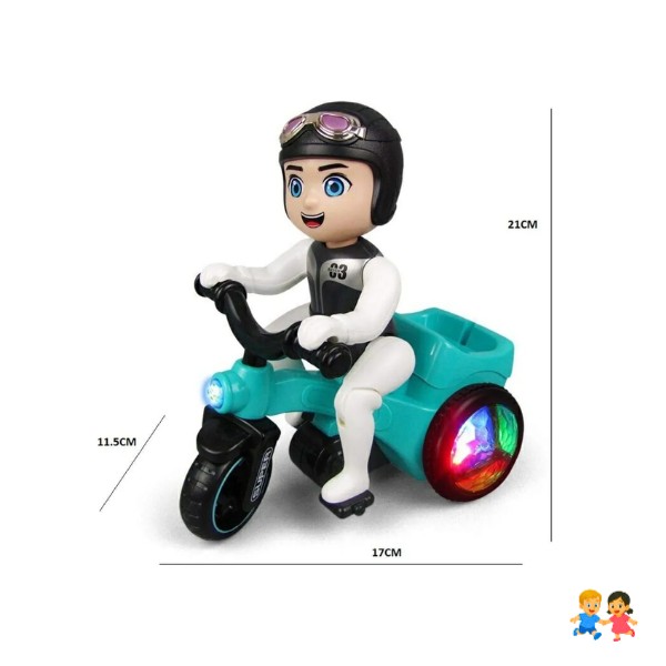 Triciclo Eléctrico Juguete Niños Y Niñas Truco Rotación 360