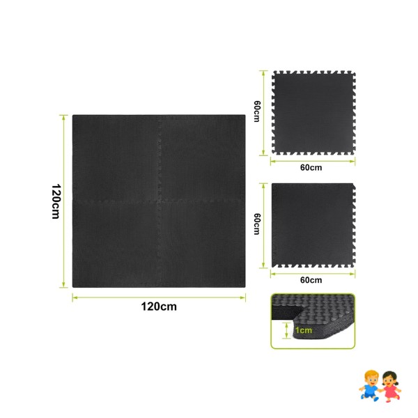 Pack Piso Gimnasio Alfombra Goma Eva Deportivo Piso Gimnasio Alfombra Eva