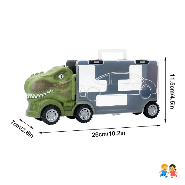 Camión Transporte Dinosaurios Tiranosaurio Rex