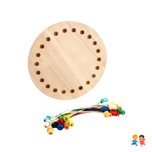 Juego Montessori Rompecabezas De Cuerdas Trenzadas